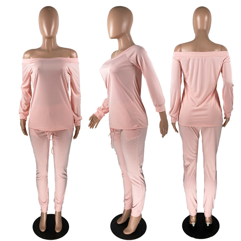Womens tracksuits plus size outfits long sleeve 2 piece set jogging sportsuit shirt leggings sweatshirt pants sport suit selling