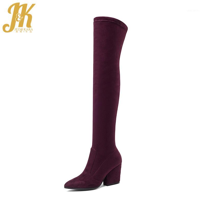 JK Latest Fashion Stretch Over Knee Boot Women Pointy toe Thick High Heels Shoes Winter Sexy Lady Thigh High Boot Big Size1, Red 
JK Latest Fashion Stretch Over Knee Boot Women Pointy toe Thick High Heels Shoes Winter Sexy Lady Thigh High Boot Big Size1, Red
