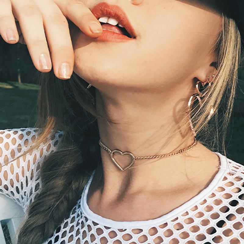 Punk Goth Love Heart Choker Collar Necklace For Women Vintage Cuban Neck Chain Statement Party Harajuku Egirl Aesthetic Jewelry
Punk Goth Love Heart Choker Collar Necklace For Women Vintage Cuban Neck Chain Statement Party Harajuku Egirl Aesthetic Jewelry