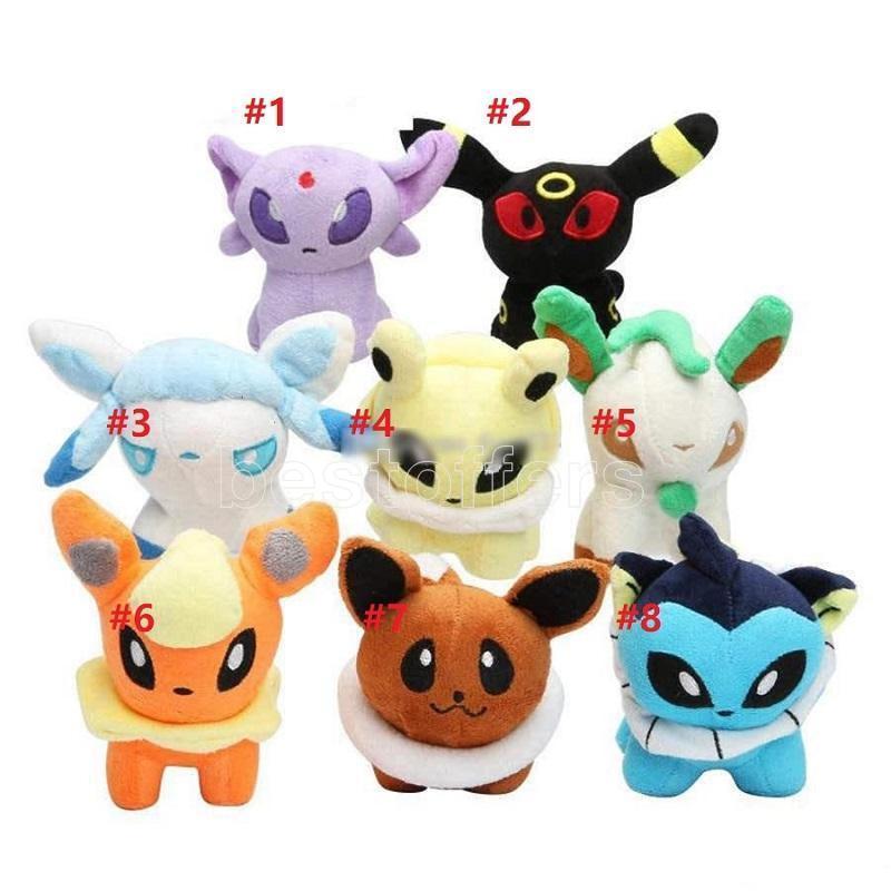 2021 Pockets Monster Plush Toys Stuffed Dolls Umbreon Bikachu Eevee Espeon Jolteon Vaporeon Flareon Glaceon Animals Dolls Party gift FY7482
2021 Pockets Monster Plush Toys Stuffed Dolls Umbreon Bikachu Eevee Espeon Jolteon Vaporeon Flareon Glaceon Animals Dolls Party gift FY7482