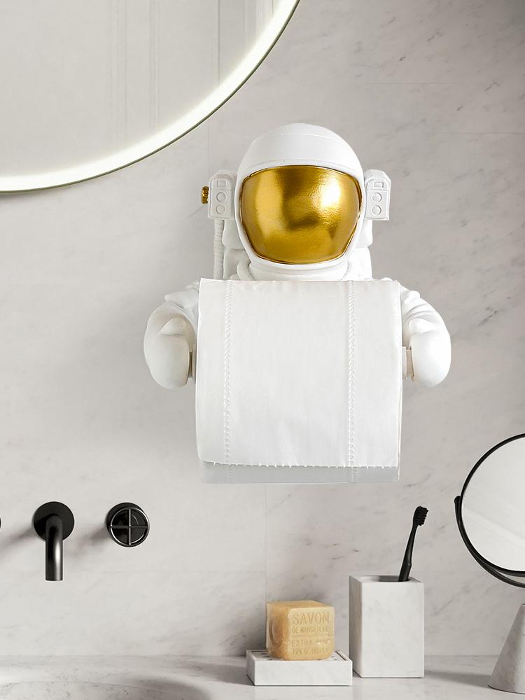 Astronaut wall-mounted tissue box household paper box living room kitchen bathroom upside down punch-free storage
Astronaut wall-mounted tissue box household paper box living room kitchen bathroom upside down punch-free storage