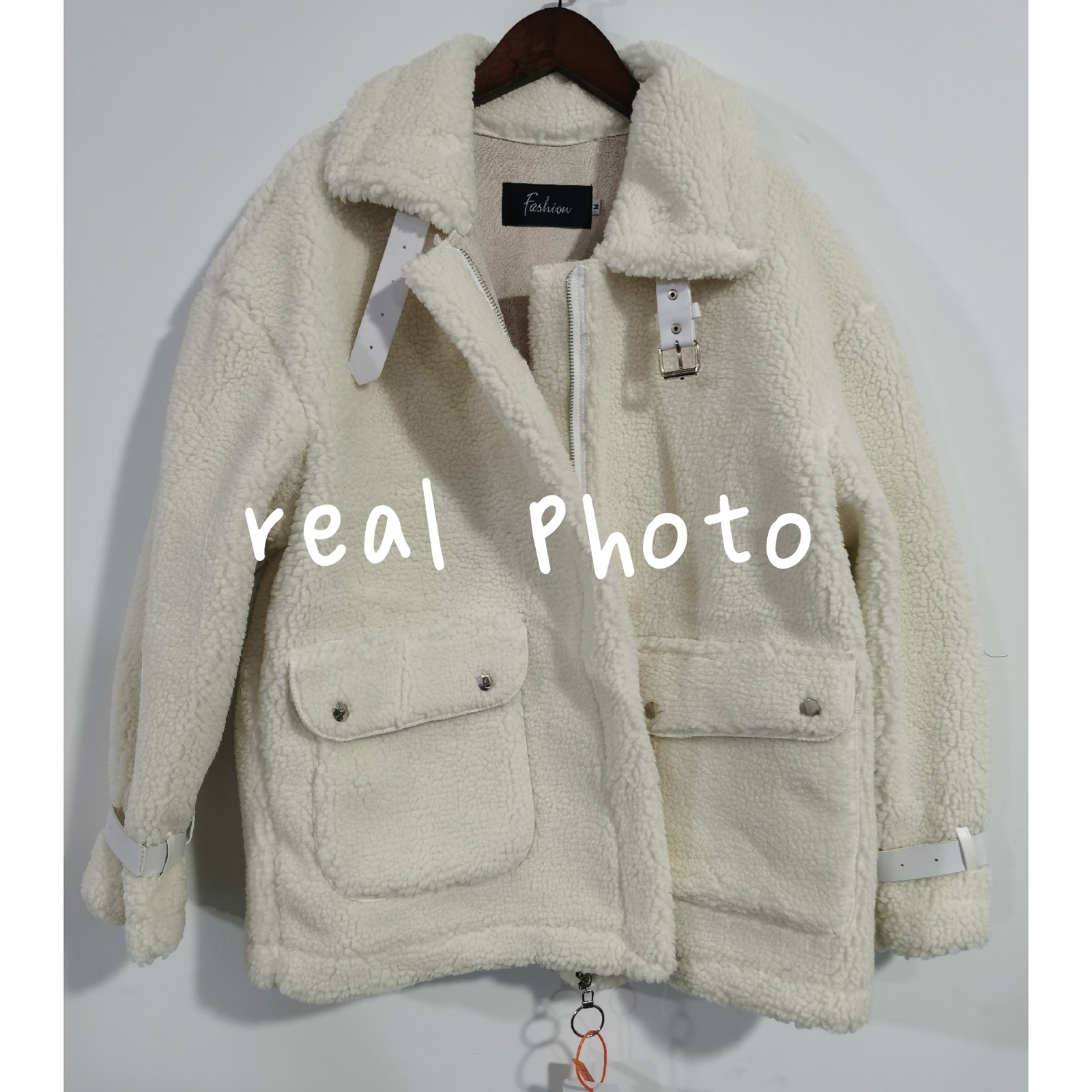 Women Autumn Winter Faux Lamb Fur Sheepskin Coat Genuine Granular Sheep Shearing Jacket Female Casual Warm Outerwear 201215