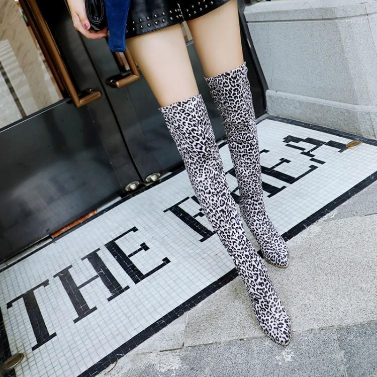 Leopard print knee high boots slim heels high heels sexy slim heel pole dancing club Plush boots1, Brown
Leopard print knee high boots slim heels high heels sexy slim heel pole dancing club Plush boots1, Brown