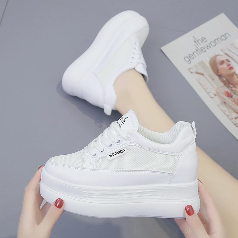Autumn thick-soled breathable mesh high-heeled shoes loose cake thick-soled women's shoes increased casual sports 8CM, Beige
Autumn thick-soled breathable mesh high-heeled shoes loose cake thick-soled women's shoes increased casual sports 8CM, Beige