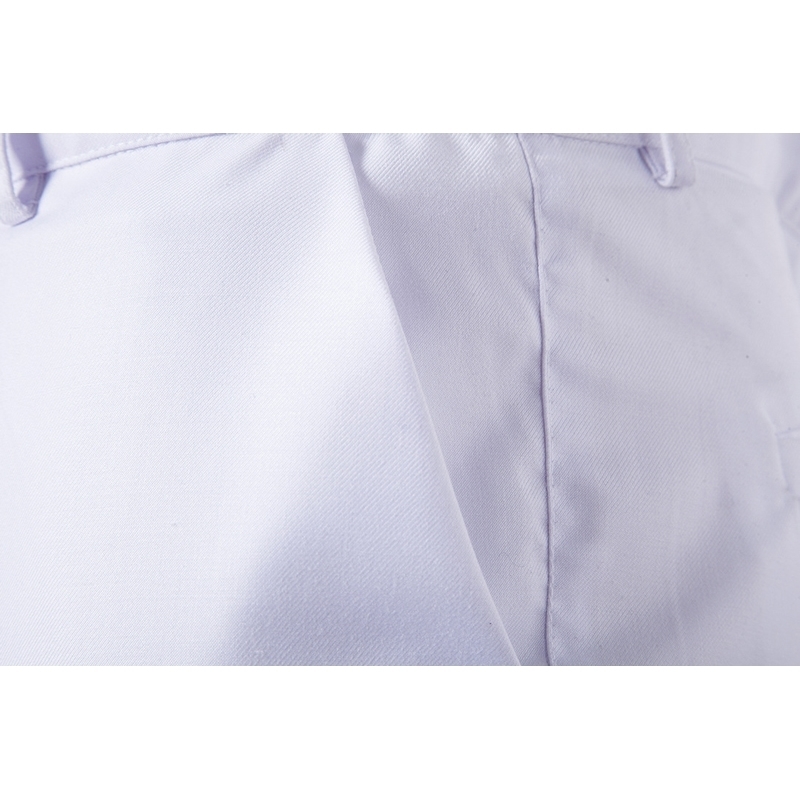 White Slim Fit Straight Dress Pants Men Formal Business Trousers Male Flat Front Casual Wedding Groom Suit Pants Male 201128