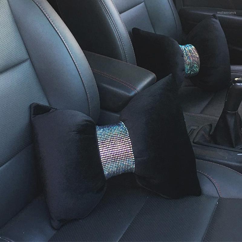 Bling Diamond Crystal Bowknot Car Seat Pillow Rhinestones Supplies Auto Neck Headrest Support Car Accessories Interior for Women1
Bling Diamond Crystal Bowknot Car Seat Pillow Rhinestones Supplies Auto Neck Headrest Support Car Accessories Interior for Women1