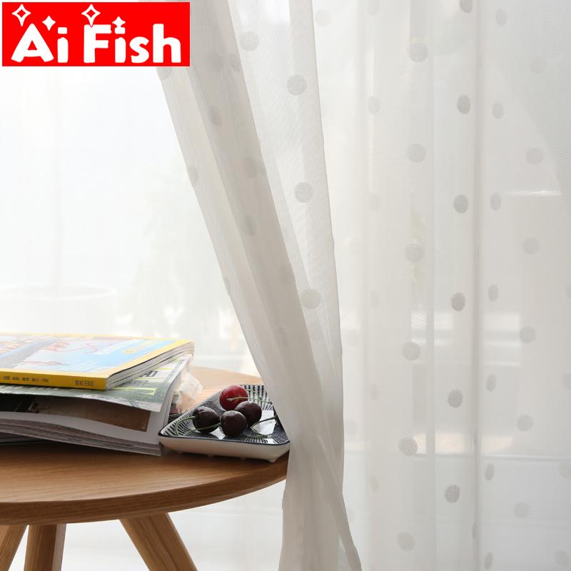Simple Modern White Solid Embroidery Dot Tulle Sheeer Curtains for Living Room Window Treatment Finished Voile Drapes ZH217#4, White dot tulle
Simple Modern White Solid Embroidery Dot Tulle Sheeer Curtains for Living Room Window Treatment Finished Voile Drapes ZH217#4, White dot tulle