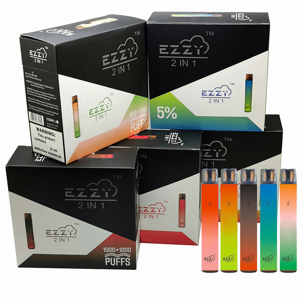 Ezzy Super 2 in 1 Disposable Vape E Cigarette 2in1 Disposable Device 2000 Puffs 6.5ml Pod 2 Vaping Experience With One Pen
Ezzy Super 2 in 1 Disposable Vape E Cigarette 2in1 Disposable Device 2000 Puffs 6.5ml Pod 2 Vaping Experience With One Pen