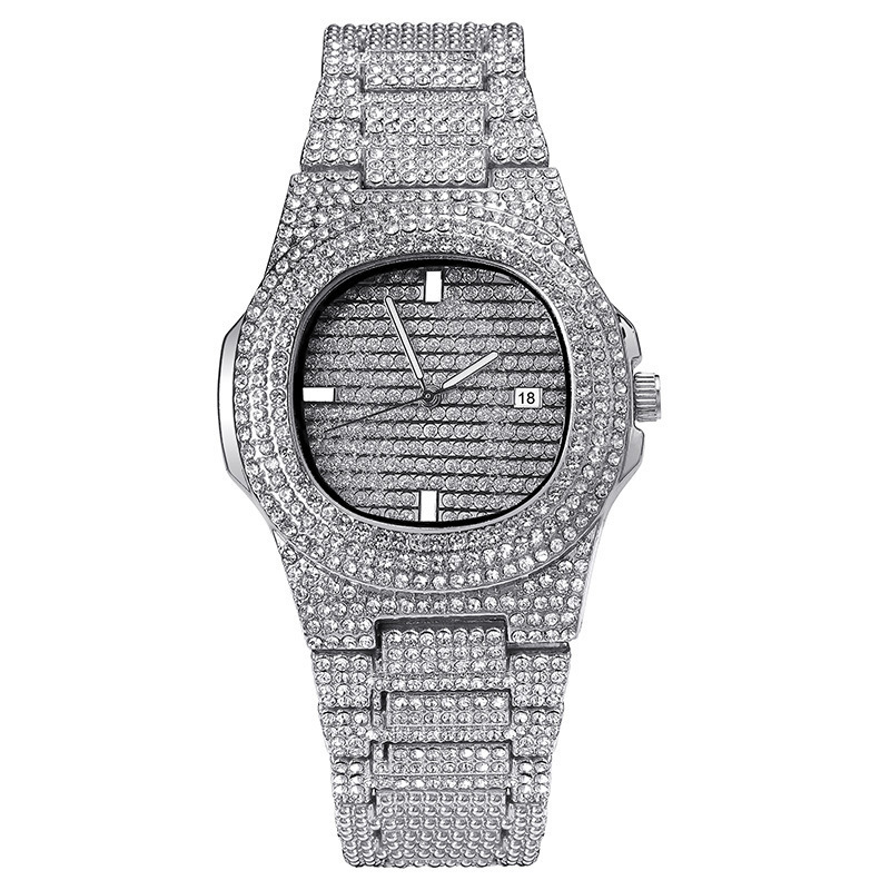 Fashion Big Sales Diamonds Watches Full Star Steel With Women's Watch Shake The Korean Version Wristwatch Of Simple High-End Water Drill Surface Outdoor Wristwatches, Black
Fashion Big Sales Diamonds Watches Full Star Steel With Women's Watch Shake The Korean Version Wristwatch Of Simple High-End Water Drill Surface Outdoor Wristwatches, Black