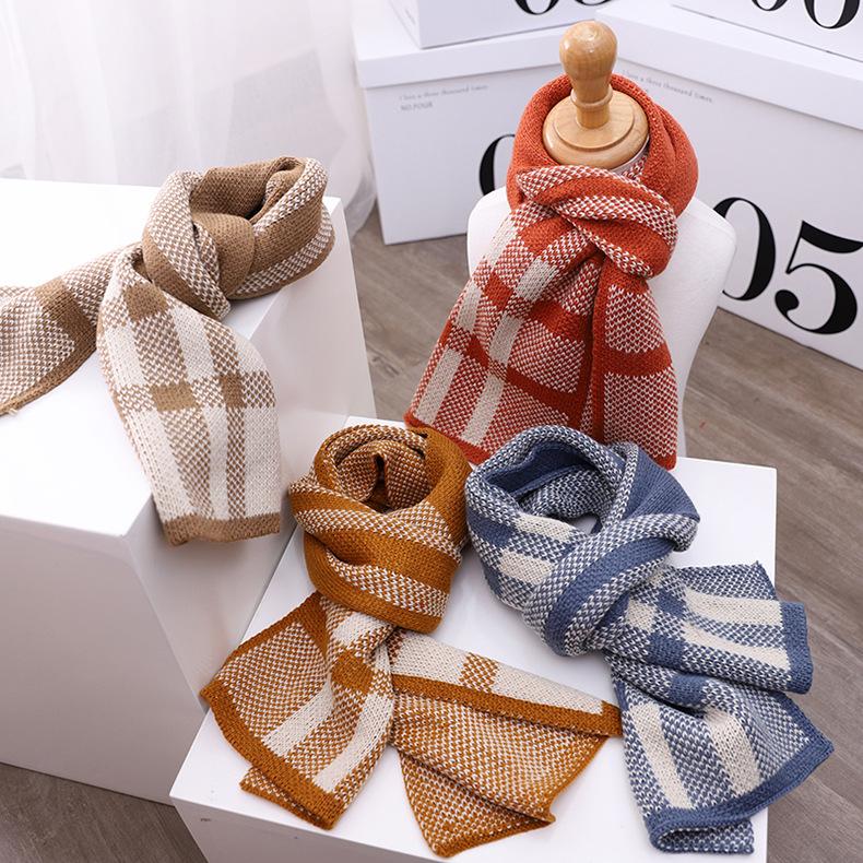 Size 120*23 cm Plaid Style Children's Scarf 2020 Winter New Knitted Neck-Scarf Warm Woolen Long Scarf Baby
Size 120*23 cm Plaid Style Children's Scarf 2020 Winter New Knitted Neck-Scarf Warm Woolen Long Scarf Baby