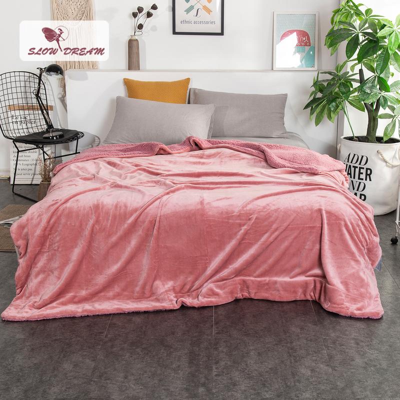 Slowdream Thick Sherpa Throw Blanket Summer Adult Soft Weighted Flannel Fleece Blanket Queen King Coral Fleece Blankets 1PCS
Slowdream Thick Sherpa Throw Blanket Summer Adult Soft Weighted Flannel Fleece Blanket Queen King Coral Fleece Blankets 1PCS