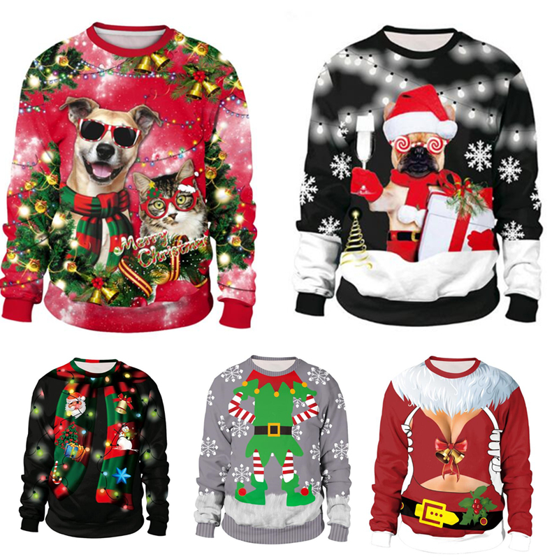 2021 New Bad Unisex Christmas for Santa Elf Holidays Funny Hair Fake Winter Sweater Sweaters Clothes K2sw
2021 New Bad Unisex Christmas for Santa Elf Holidays Funny Hair Fake Winter Sweater Sweaters Clothes K2sw