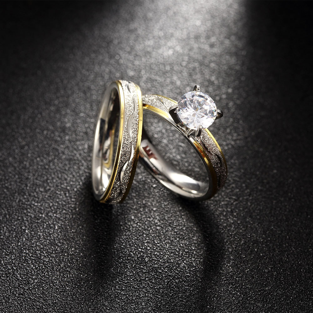 Stainless steel ring European and American creative stone ring accessories Color-preserving double-layer gold-plated ring accessories Propos
Stainless steel ring European and American creative stone ring accessories Color-preserving double-layer gold-plated ring accessories Propos