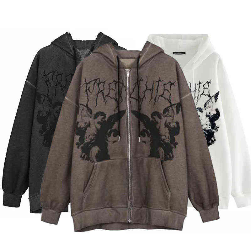 2021 y2k Winter Hoodies Ropa Grunge Sweatshirts Goth Tops Clothes Vintage Aesthetic Emo Zip Up Sweater Fairy Jackets Coat Y211221, 3blue
2021 y2k Winter Hoodies Ropa Grunge Sweatshirts Goth Tops Clothes Vintage Aesthetic Emo Zip Up Sweater Fairy Jackets Coat Y211221, 3blue
