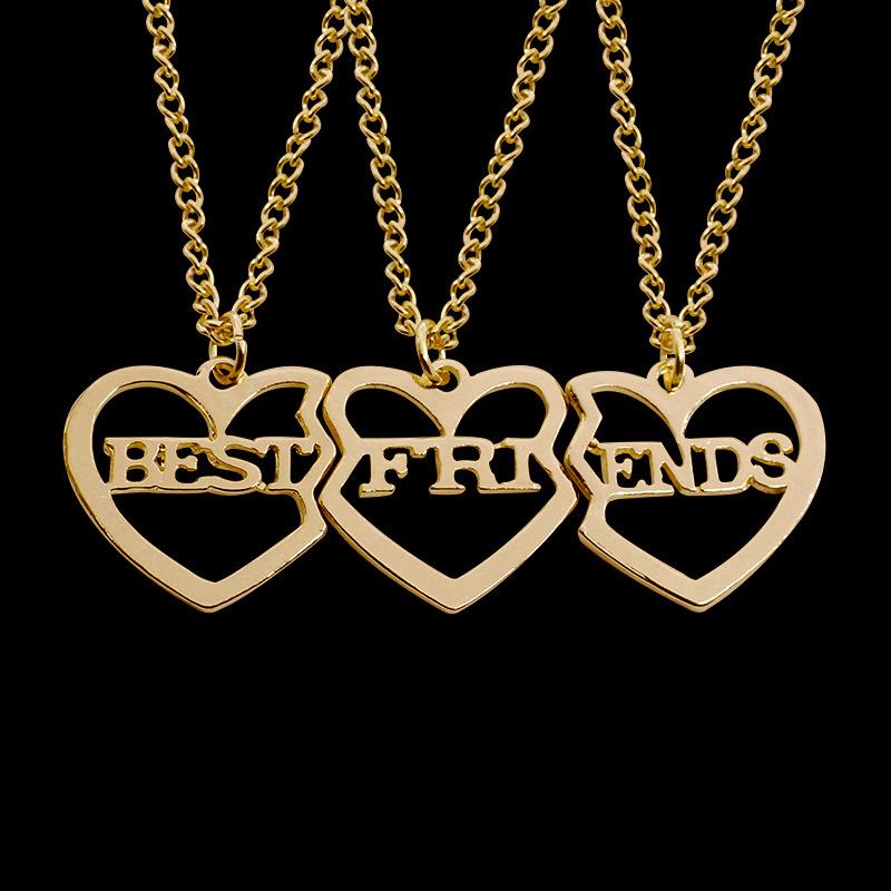 3 Heart Shape Letters Stitching Necklace Charm Birthday Jewelry Gift Women Girl Gold Rose Gold Alloy Chain Necklace Accesories
3 Heart Shape Letters Stitching Necklace Charm Birthday Jewelry Gift Women Girl Gold Rose Gold Alloy Chain Necklace Accesories