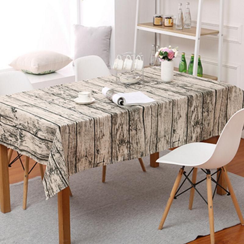 Vintage European Stlye Table Cloth Linen Rectangular Table Cloth Wooden Grain Dustproof Bar Restaurant Cover
Vintage European Stlye Table Cloth Linen Rectangular Table Cloth Wooden Grain Dustproof Bar Restaurant Cover