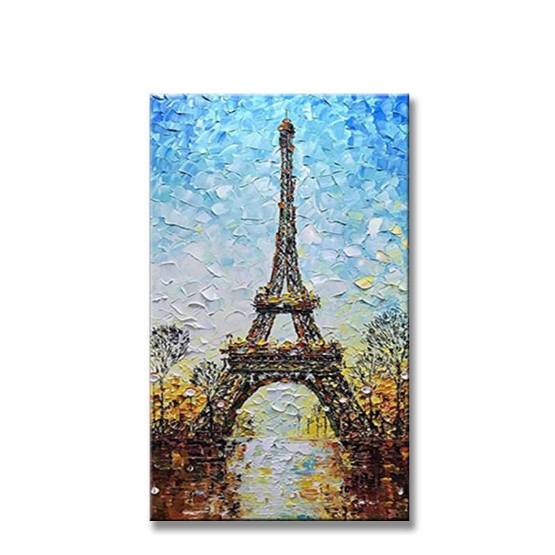 Free shipping Beautiful picture eiffel Tower landscape High quality Handmade canvas oil painting for living room home decoration
Free shipping Beautiful picture eiffel Tower landscape High quality Handmade canvas oil painting for living room home decoration