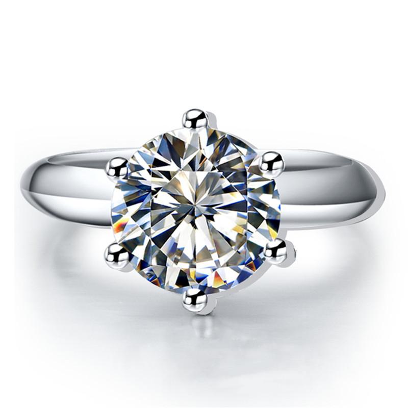 Cluster Rings Classic 2ct Round Cut Engagement Ring For Women Sona Simulated Diamond 925 Sterling Silver Promise Wedding Band
Cluster Rings Classic 2ct Round Cut Engagement Ring For Women Sona Simulated Diamond 925 Sterling Silver Promise Wedding Band