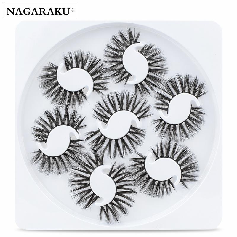 NAGARAKU 7pairsMink Eyelashes 3D Mink Lashes Full Strip Lashes HandMade Cruelty silk False Eyelashes Makeup
NAGARAKU 7pairsMink Eyelashes 3D Mink Lashes Full Strip Lashes HandMade Cruelty silk False Eyelashes Makeup