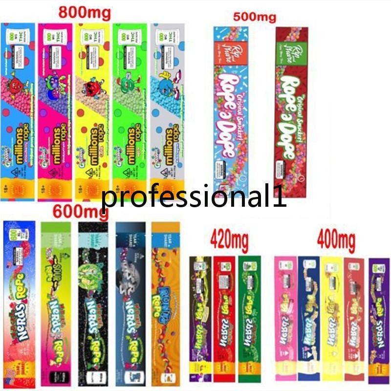 800 500 600mg 420mg 400mg Mix NEW types MEDICATED Nerds Rope Empty Packaging Candy Nerdsrope Gummy bags millions rope bag foil Food package
800 500 600mg 420mg 400mg Mix NEW types MEDICATED Nerds Rope Empty Packaging Candy Nerdsrope Gummy bags millions rope bag foil Food package