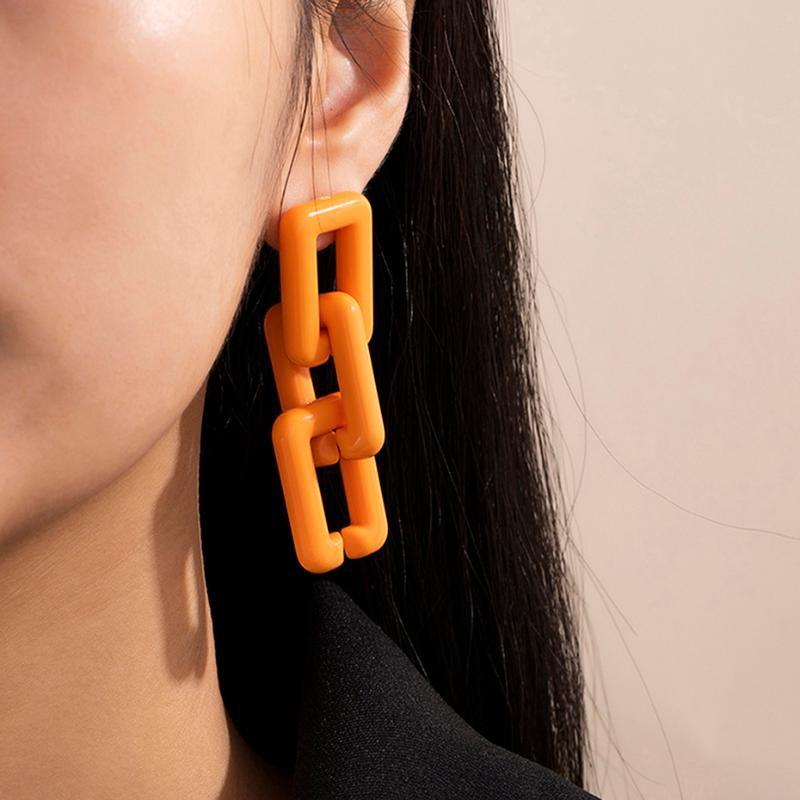 Candy Color Acrylic Long Chain Statement Earrings Women Geometric Dangle Neon Earrings for Party Bar Disc Jewelry Gift Pendiente
Candy Color Acrylic Long Chain Statement Earrings Women Geometric Dangle Neon Earrings for Party Bar Disc Jewelry Gift Pendiente