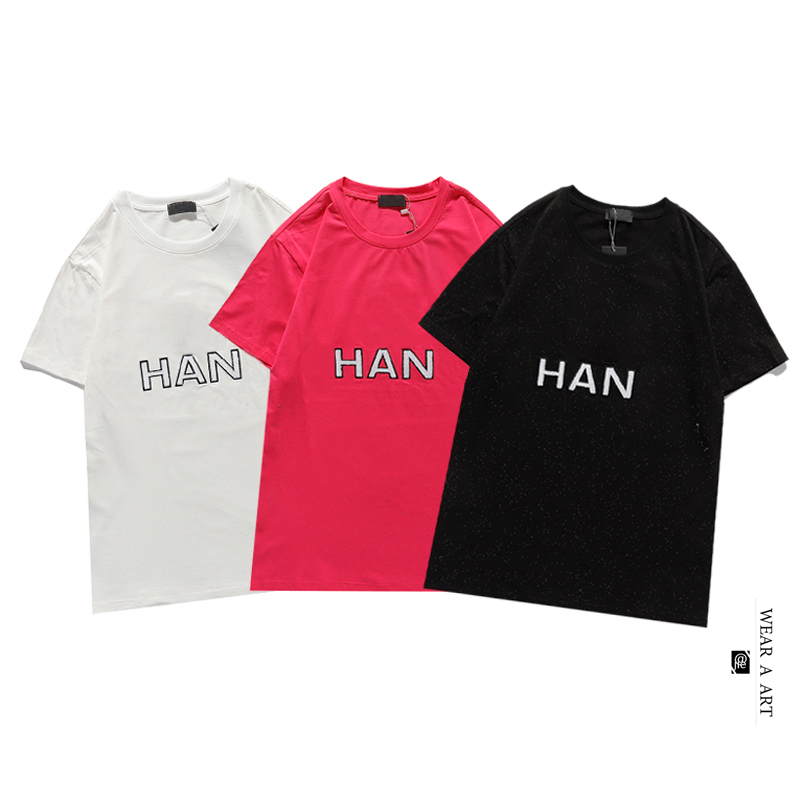 Women Letter Print T-shirt Girl Casual Clothes Female Alphabet Top Fashion Sequins Tees Summer Design Popular Simple Streewear Pink White, Black
Women Letter Print T-shirt Girl Casual Clothes Female Alphabet Top Fashion Sequins Tees Summer Design Popular Simple Streewear Pink White, Black