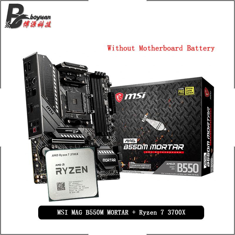 AMD Ryzen 7 3700X R7 3700X CPU + MSI MAG B550M MORTAR Motherboard Suit Socket AM4 All new but without cooler
AMD Ryzen 7 3700X R7 3700X CPU + MSI MAG B550M MORTAR Motherboard Suit Socket AM4 All new but without cooler