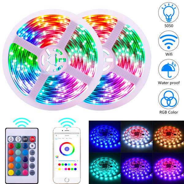 Best 12V-5050 RGB Wifi Remote Control 10 Meters 24 Keys 300 Lights (40W) Light Strip Dual Disk Waterproof Dimmable LED Strips
Best 12V-5050 RGB Wifi Remote Control 10 Meters 24 Keys 300 Lights (40W) Light Strip Dual Disk Waterproof Dimmable LED Strips