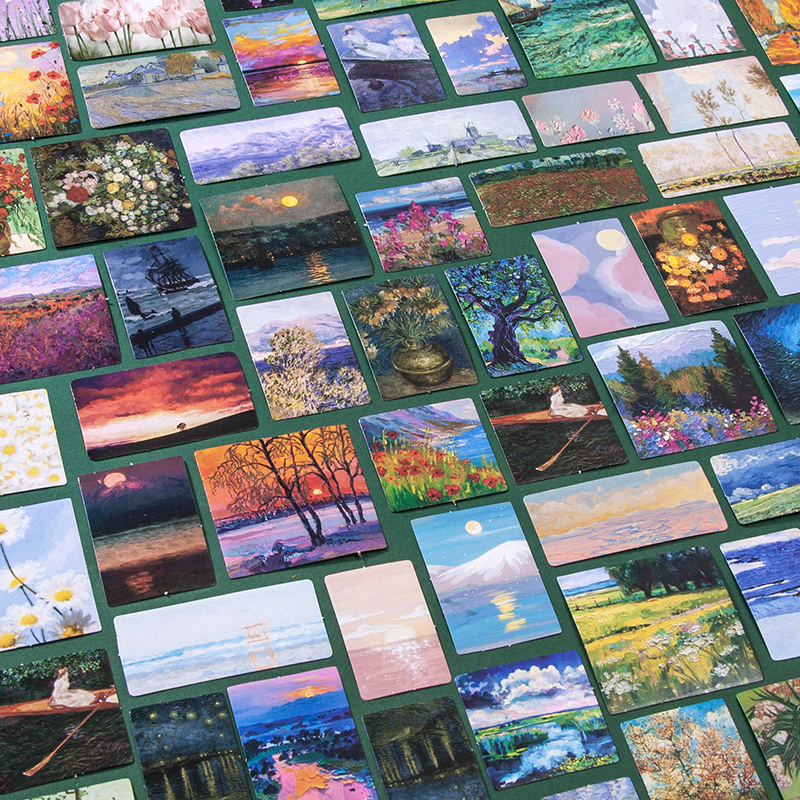 45 pcs/lot INS Scenic painting Stickers 8 Design Art gallery aesthetic Sticker DIY Decorative Scrapbooking notebook Diary Album
45 pcs/lot INS Scenic painting Stickers 8 Design Art gallery aesthetic Sticker DIY Decorative Scrapbooking notebook Diary Album