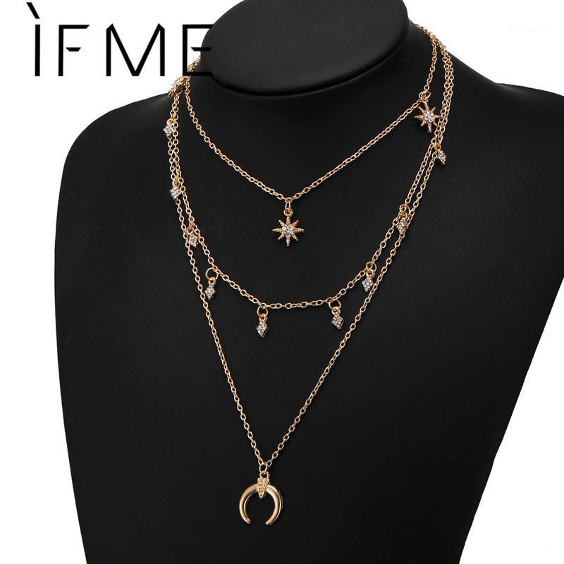 IF ME Fashion Multi Layer Pendant Necklaces For Women Bohemian Moon Star Necklace Collares Mujer Statement Jewelry Party Gift1
IF ME Fashion Multi Layer Pendant Necklaces For Women Bohemian Moon Star Necklace Collares Mujer Statement Jewelry Party Gift1