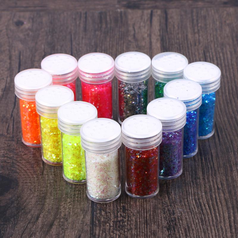12pcs 12 Colors Shining Glitter Dust Powder Sets for Nail Art Make Eye Shadow DIY and Crafts (Fluorescence Pattern
12pcs 12 Colors Shining Glitter Dust Powder Sets for Nail Art Make Eye Shadow DIY and Crafts (Fluorescence Pattern
