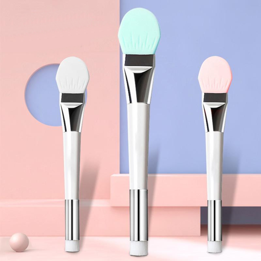 1pc Silicone Brush For Masks New Double Ended Soft Foundation Mud Mixing applicator Facial Face Mask Brush
1pc Silicone Brush For Masks New Double Ended Soft Foundation Mud Mixing applicator Facial Face Mask Brush