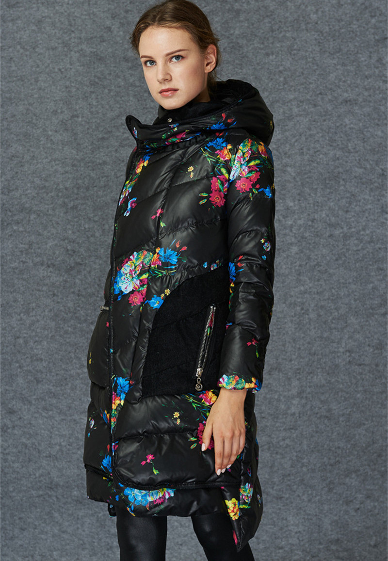 New Parka Jackets Warm Winter White Duck Down Women' Asymmetric Jacket Floral Coats Shelter Mujer Wxf158 U8oe, Dark blue flower
New Parka Jackets Warm Winter White Duck Down Women' Asymmetric Jacket Floral Coats Shelter Mujer Wxf158 U8oe, Dark blue flower