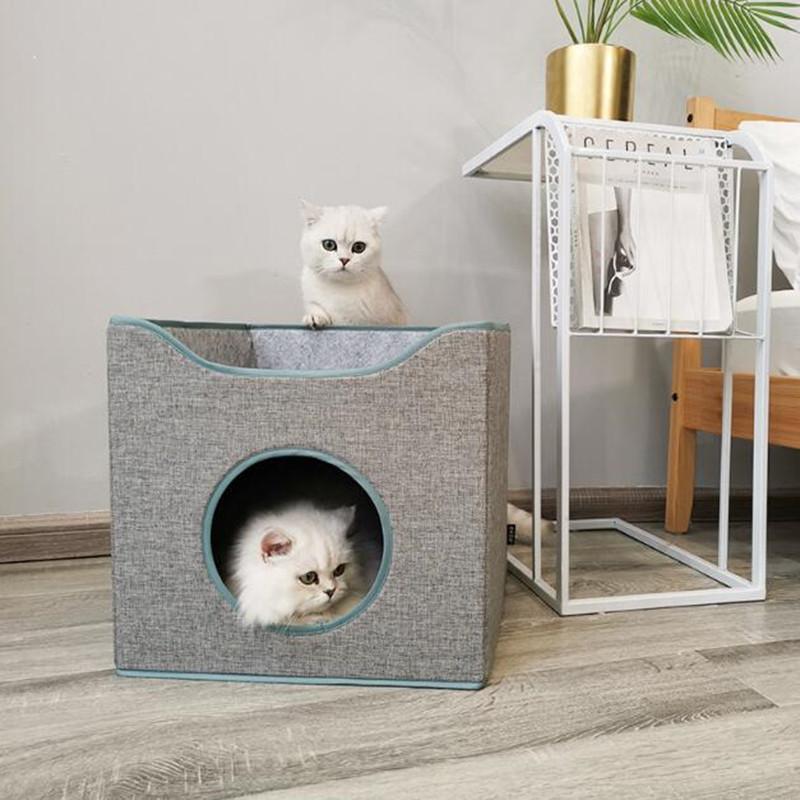 Foldable Pet Cat Kitty Bed House Puppy Mini Pet Dog Bed Mat Cat Sleeping Bag Tunnel Cave Portable Kennel
Foldable Pet Cat Kitty Bed House Puppy Mini Pet Dog Bed Mat Cat Sleeping Bag Tunnel Cave Portable Kennel