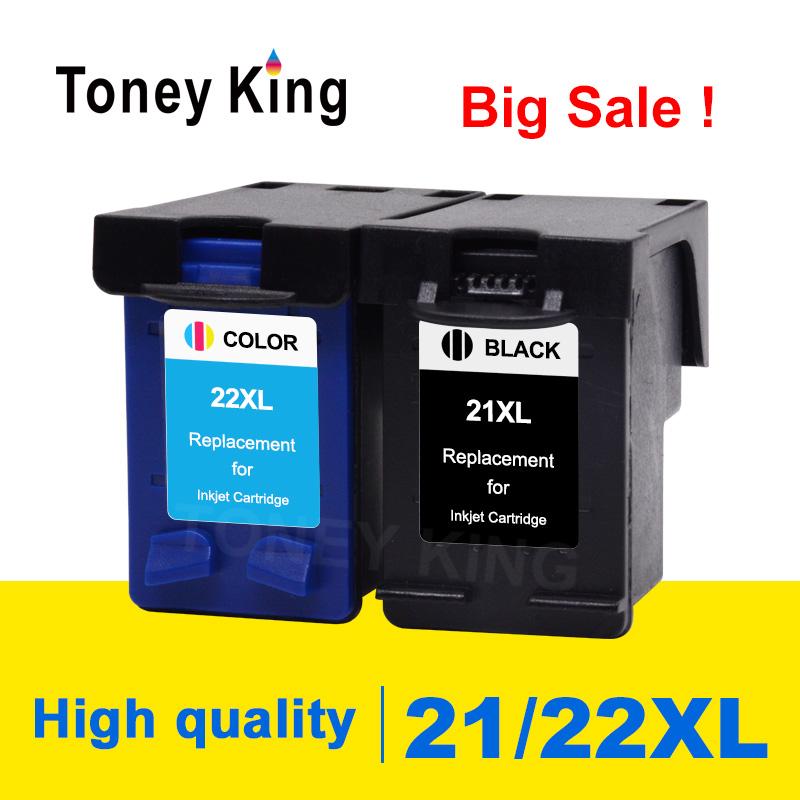 Toney King 21 22 XL Ink Cartridge Replacement for 21 22 For 21XL 22XL Deskjet F2180 F2280 F4180 F380 380 Printer
Toney King 21 22 XL Ink Cartridge Replacement for 21 22 For 21XL 22XL Deskjet F2180 F2280 F4180 F380 380 Printer