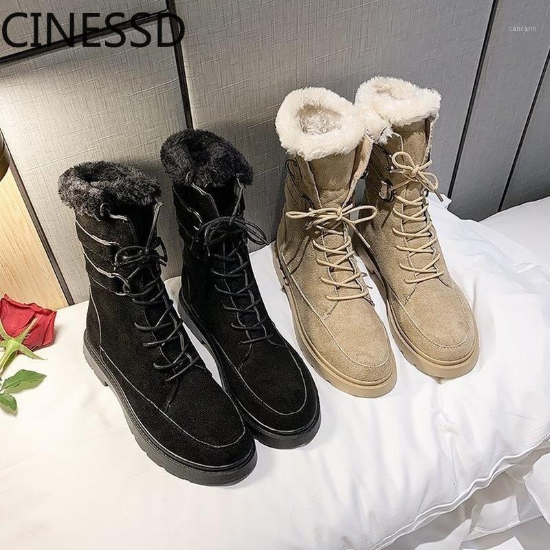 2020 autumn/winter new snow boots women plus-velvet warm fashion tie with thick-bottomed mid-tube boots women's shoes.1, Black
2020 autumn/winter new snow boots women plus-velvet warm fashion tie with thick-bottomed mid-tube boots women's shoes.1, Black