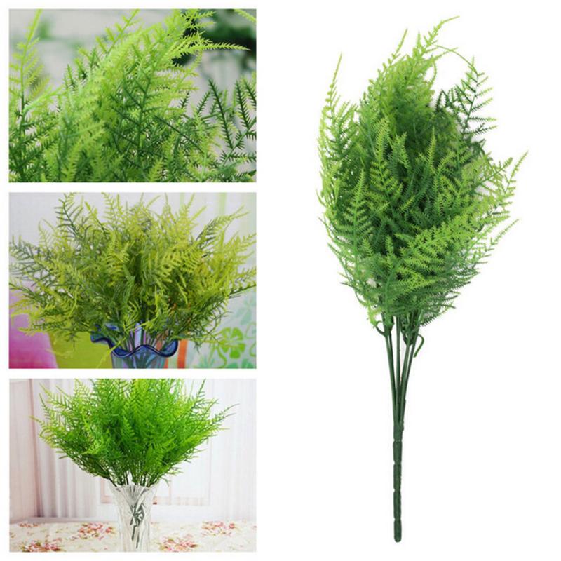 Plastic 7 Stems Artificial Asparagus Fern Grass Plant Flower Green Decor Bonsai Garden Floral Accessories Home Decoration
Plastic 7 Stems Artificial Asparagus Fern Grass Plant Flower Green Decor Bonsai Garden Floral Accessories Home Decoration