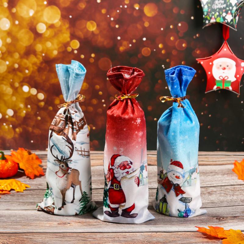 1Pcs New Year 2020 Christmas Wine Bottle Dust Cover Bag Santa Claus Dinner Table Decor Christmas Ornaments For Home
1Pcs New Year 2020 Christmas Wine Bottle Dust Cover Bag Santa Claus Dinner Table Decor Christmas Ornaments For Home