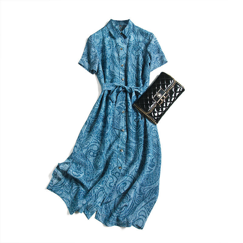 2020 Blue New Custom High End Restore Old Ways to the Kidneys Lapel Belt Long Silk Shirt Mkaa, See chart
2020 Blue New Custom High End Restore Old Ways to the Kidneys Lapel Belt Long Silk Shirt Mkaa, See chart