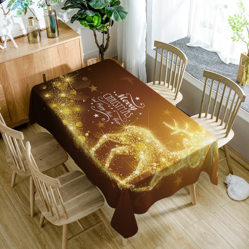 Customizable Christmas Elk Tablecloth Cute Christmas Snowman New Year Fireworks Dustproof Cotton Rectangular Wedding Table Cloth, Style b
Customizable Christmas Elk Tablecloth Cute Christmas Snowman New Year Fireworks Dustproof Cotton Rectangular Wedding Table Cloth, Style b