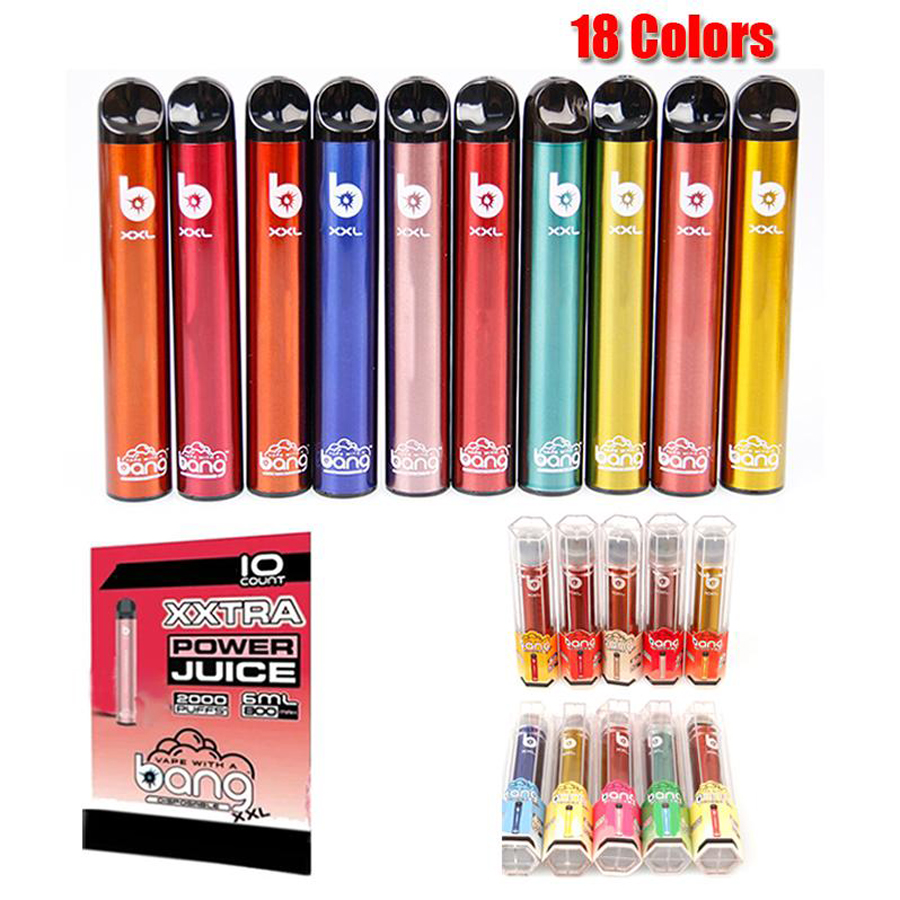 Bang XXL XXTRA Disposable Device with 800mAh Powder Battery Disposables Vape pen Pre-filled 6ml VS puff bar plus
Bang XXL XXTRA Disposable Device with 800mAh Powder Battery Disposables Vape pen Pre-filled 6ml VS puff bar plus