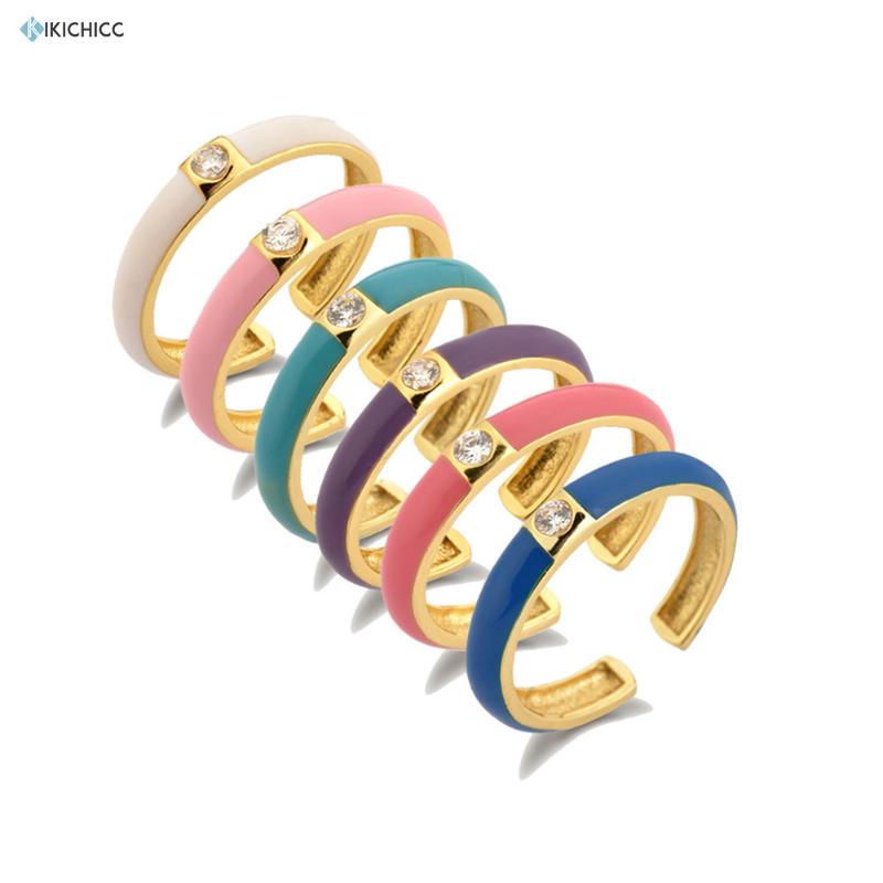 Kikichicc 2020 New 925 Sterling Silver Gold White Pink Turquoise Ring Adjustable Resizable One Zircon CZ Fashion Fine Jewels
Kikichicc 2020 New 925 Sterling Silver Gold White Pink Turquoise Ring Adjustable Resizable One Zircon CZ Fashion Fine Jewels