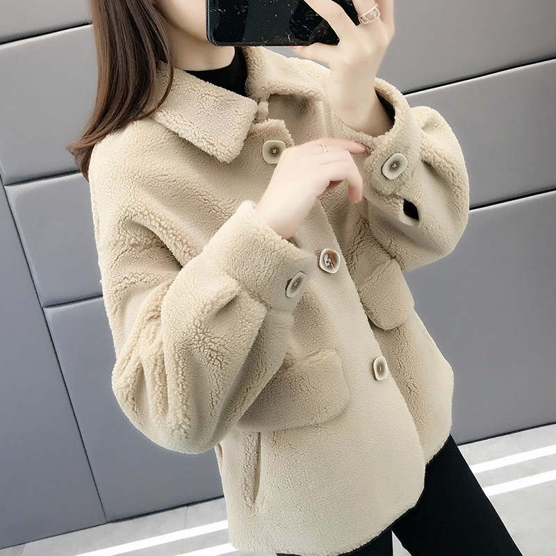 quality High jacket from fake autumn winter women's clothing 2020 female lamb fur coat Korean short jackets parka manteau femme mine SUWK, Creamy-white.
quality High jacket from fake autumn winter women's clothing 2020 female lamb fur coat Korean short jackets parka manteau femme mine SUWK, Creamy-white.