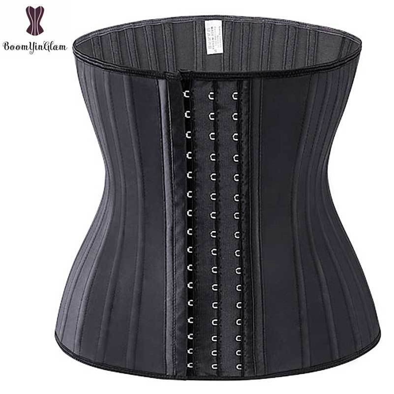 Shinning Latex Waist Trainer 25 Spiral Steel Boned Black Cream Waist Slimming Cincher 3 Hooks And Eyes Corset Underwear Corselet LJ200814, Ivory
Shinning Latex Waist Trainer 25 Spiral Steel Boned Black Cream Waist Slimming Cincher 3 Hooks And Eyes Corset Underwear Corselet LJ200814, Ivory