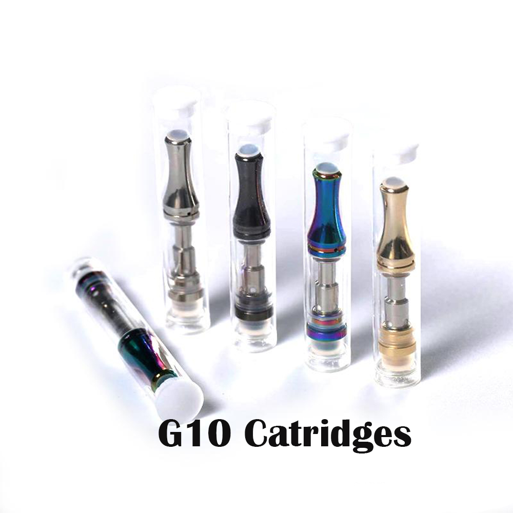 DHL Original Greenlightvapes G10 Cartridge 0.5ml 0.8ml 1.0ml Thick Oil Cartridges Ceramic Coil Pyrex Glass Atomizer 510 Vape Tank
DHL Original Greenlightvapes G10 Cartridge 0.5ml 0.8ml 1.0ml Thick Oil Cartridges Ceramic Coil Pyrex Glass Atomizer 510 Vape Tank
