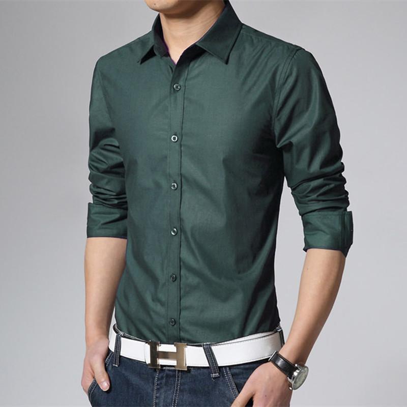 Left ROM 2020 Upscale Boutique Cotton Pure color Dresses Men's Fashion Casual Long sleeved Shirts Mens Formal Business Shirts, Rose red
Left ROM 2020 Upscale Boutique Cotton Pure color Dresses Men's Fashion Casual Long sleeved Shirts Mens Formal Business Shirts, Rose red