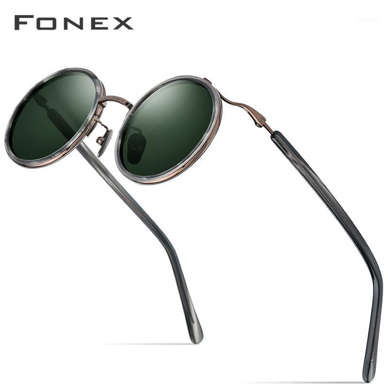 Sunglasses FONEX Acetate Titanium Sunglass Men Vintage Retro Round Polarized Women 2021 UV400 Shades For Small Face 85241
Sunglasses FONEX Acetate Titanium Sunglass Men Vintage Retro Round Polarized Women 2021 UV400 Shades For Small Face 85241