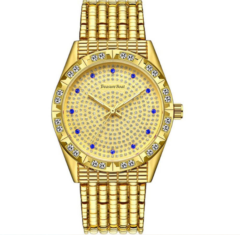 Men's Watch Custom Series Steel Band Waterproof Casual Accessories Watch Quartz Watch, Gold
Men's Watch Custom Series Steel Band Waterproof Casual Accessories Watch Quartz Watch, Gold