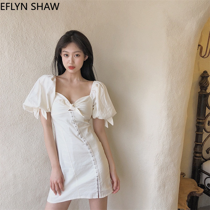 2021 New Portrait Female Tied Puff Sleeves Summer High-waisted Elegant Square Neck Short White Dress 8N3D, The pictures
2021 New Portrait Female Tied Puff Sleeves Summer High-waisted Elegant Square Neck Short White Dress 8N3D, The pictures