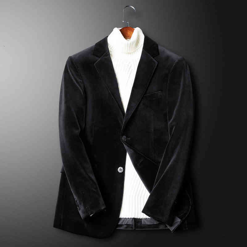 Men's Suits & Blazers spring suit for young and middle-aged slim fit Lapel velvet men's casual coat black 1BXN, Gray
Men's Suits & Blazers spring suit for young and middle-aged slim fit Lapel velvet men's casual coat black 1BXN, Gray